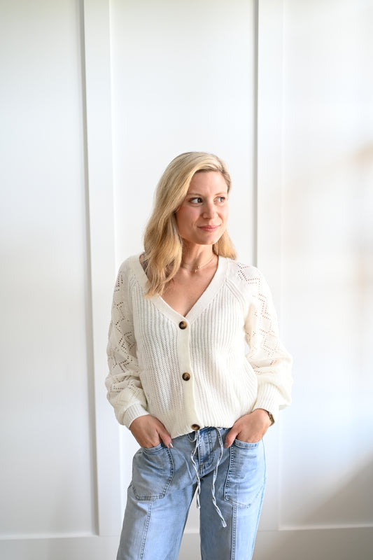 The Veda Button Sweater
