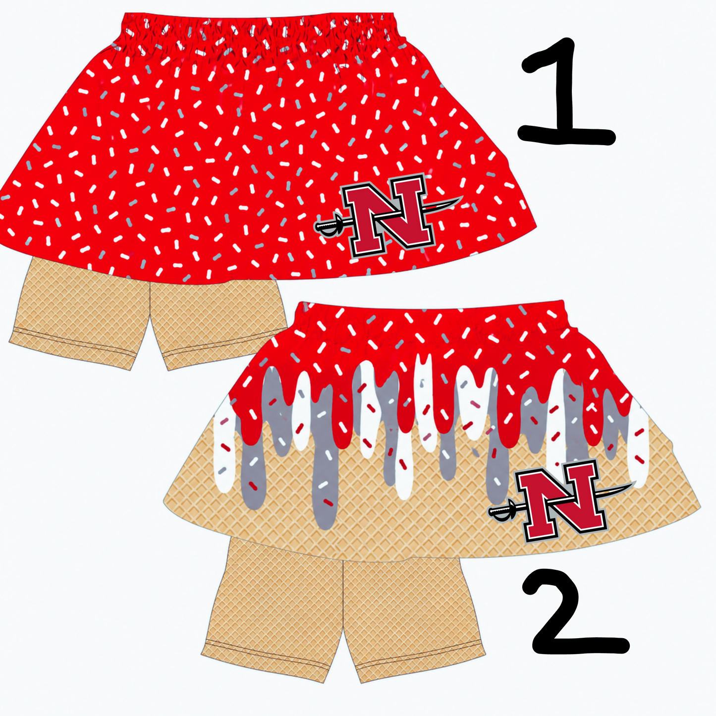 Nicholls girls skort