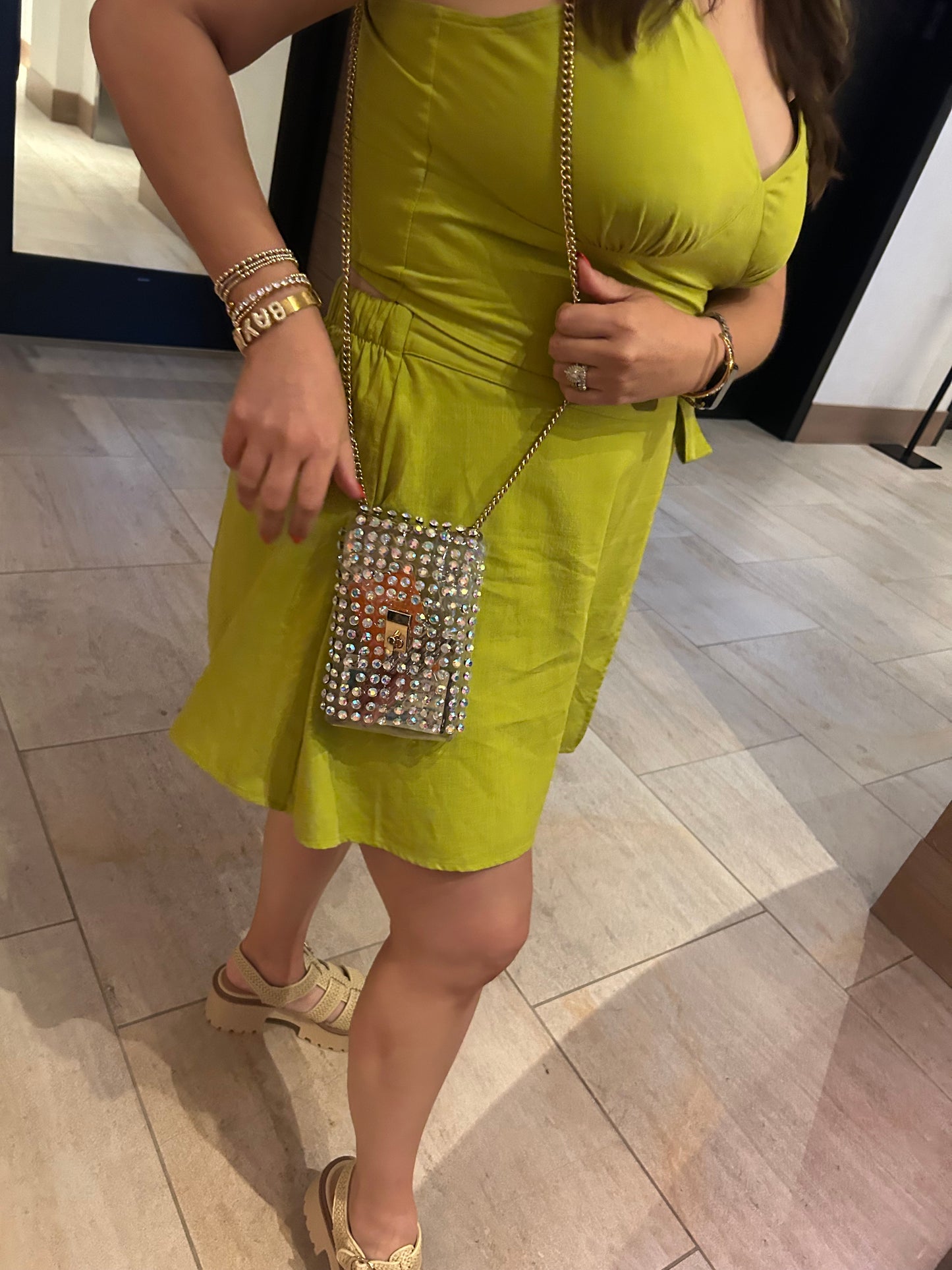 Rhinestone Clear Stadium Bag