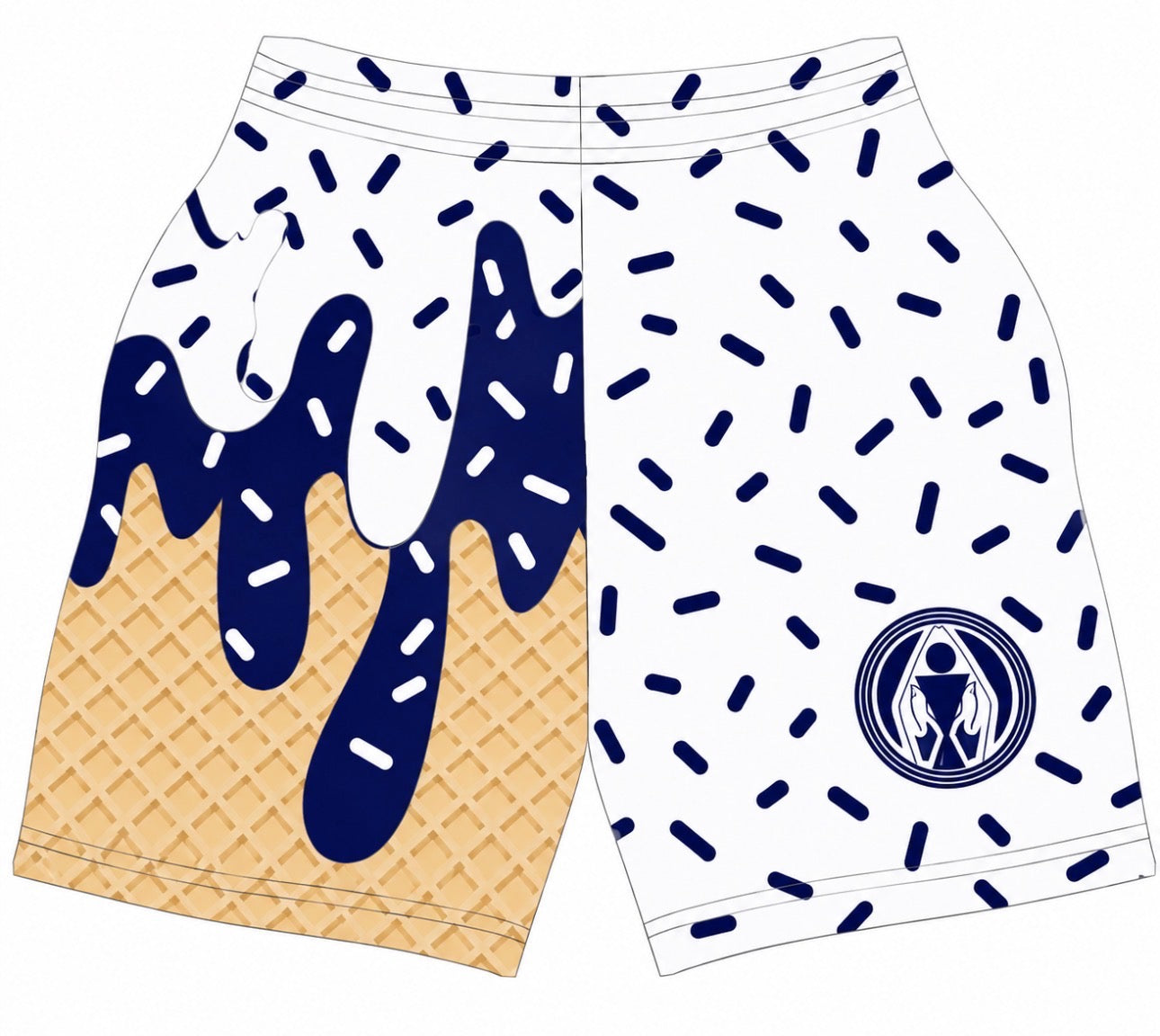 St. Gen drip shorts