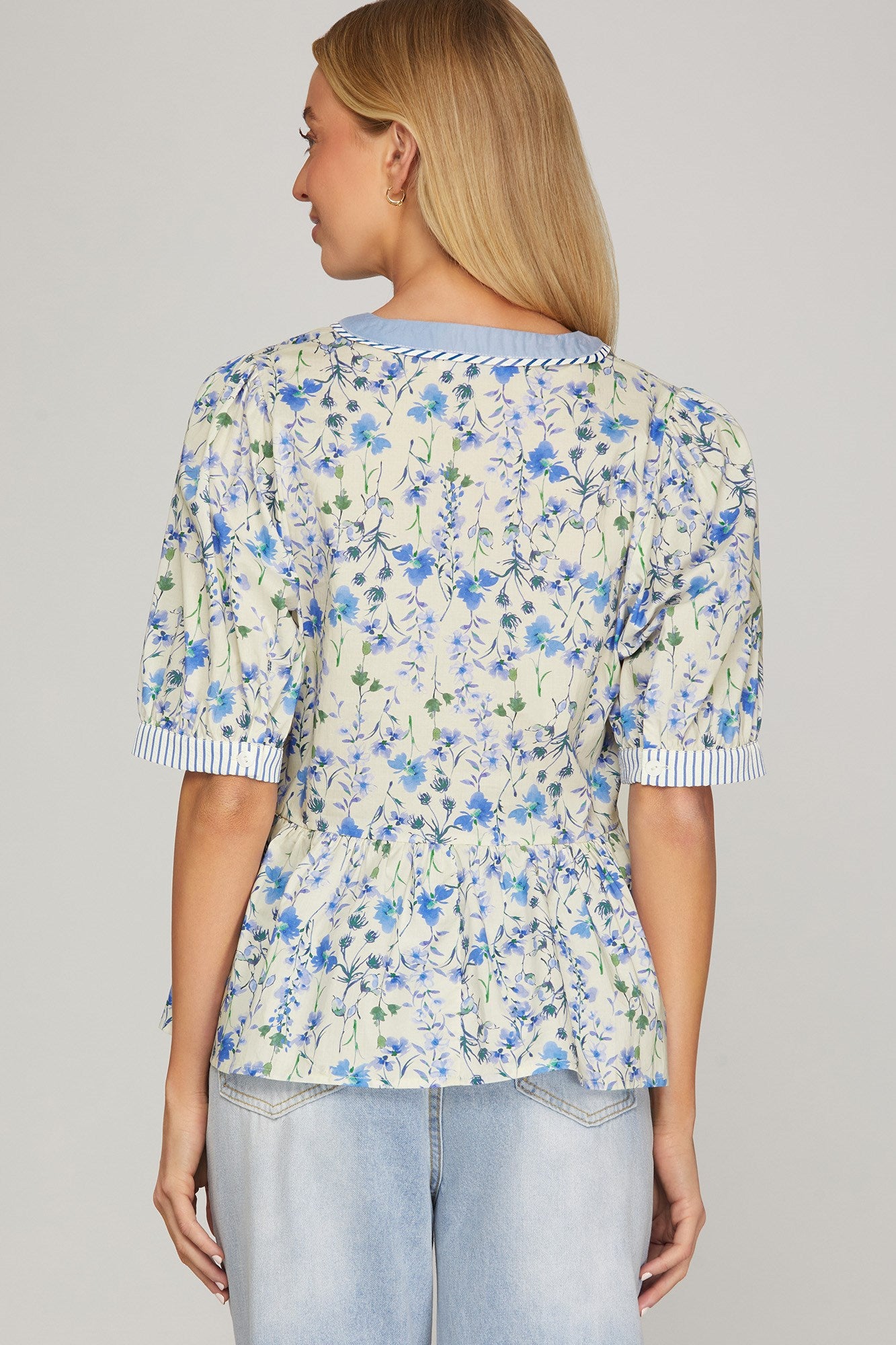 Floral print top