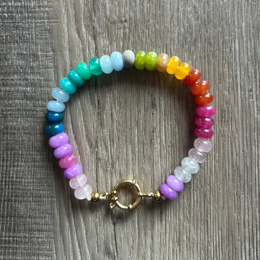 Rainbow Beaded Bracelet