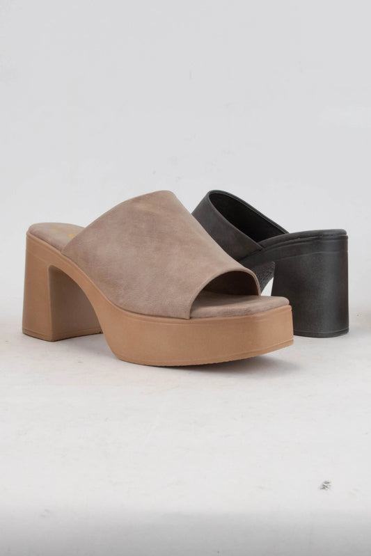 The Monica Platform Chunk Heel