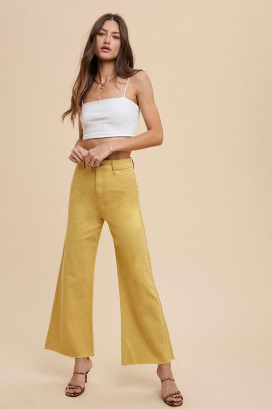 Mardi Gras Yellow Stretch Pants