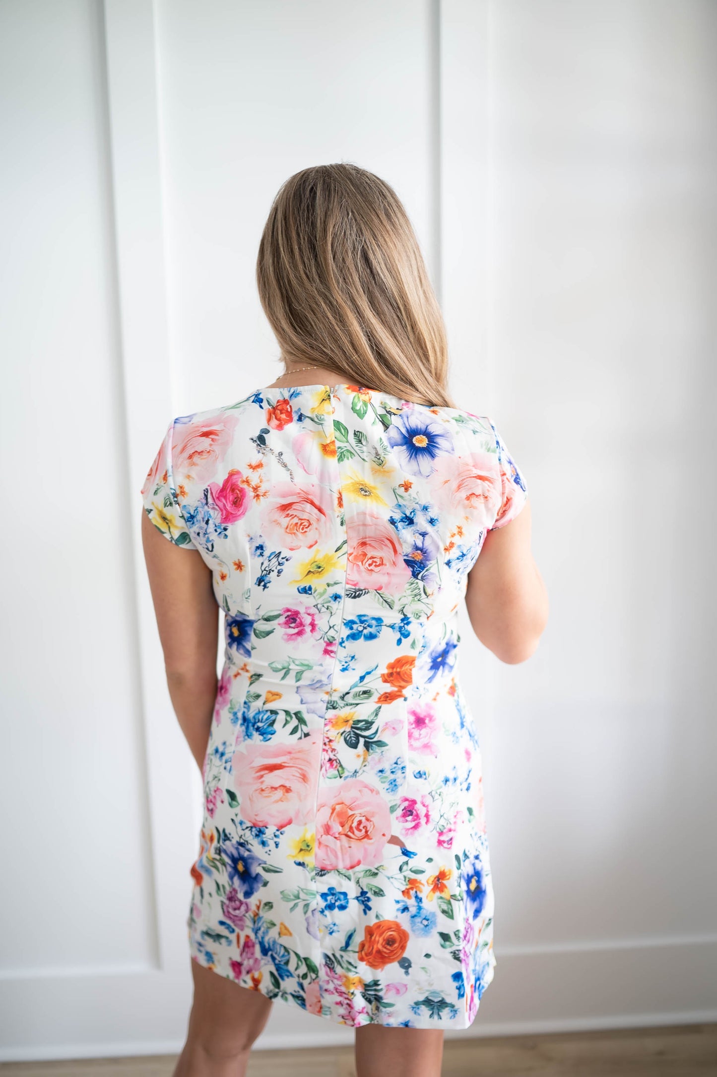 Bright Floral Party Dress