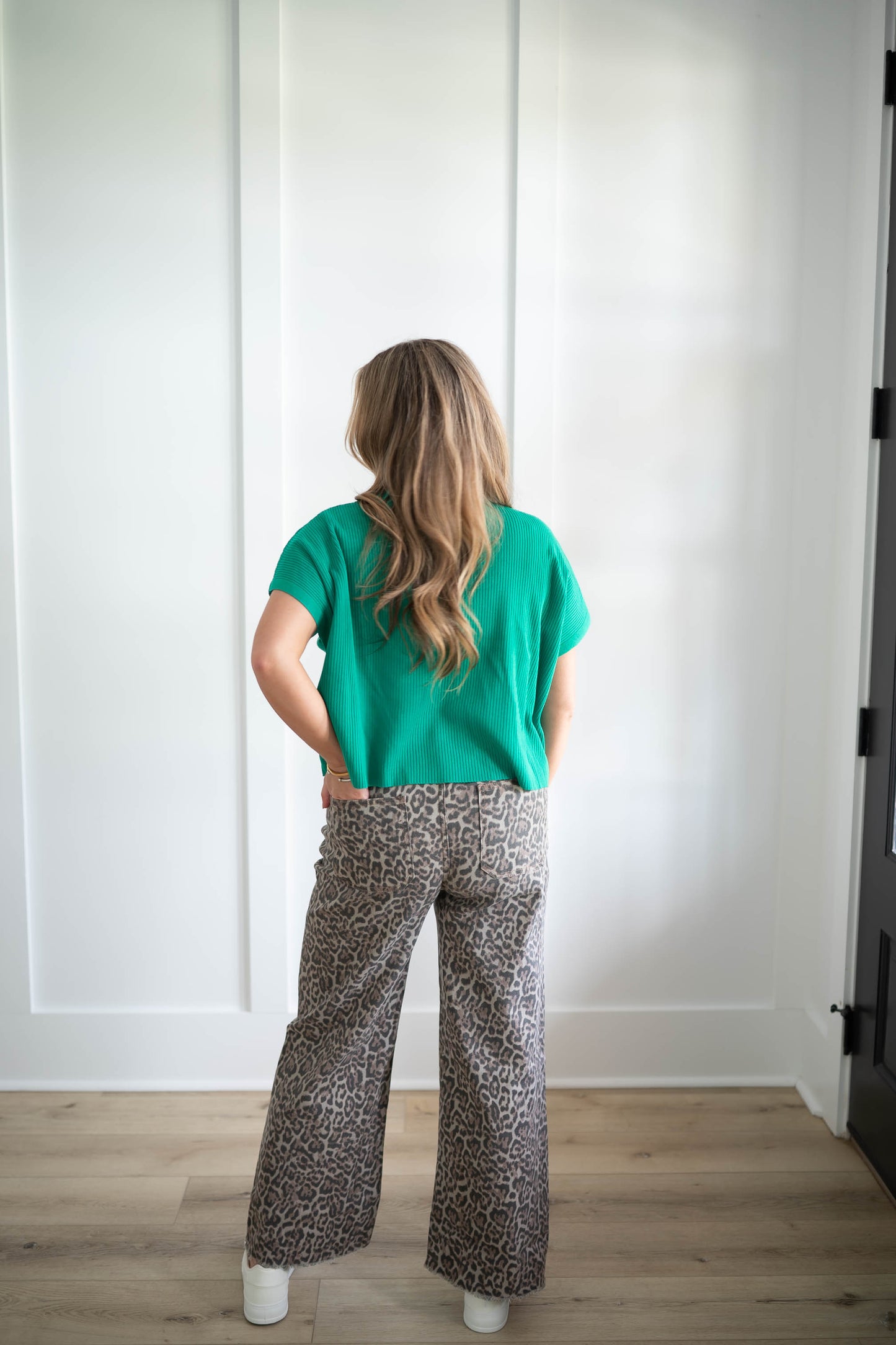 Cheetah Denim Pants