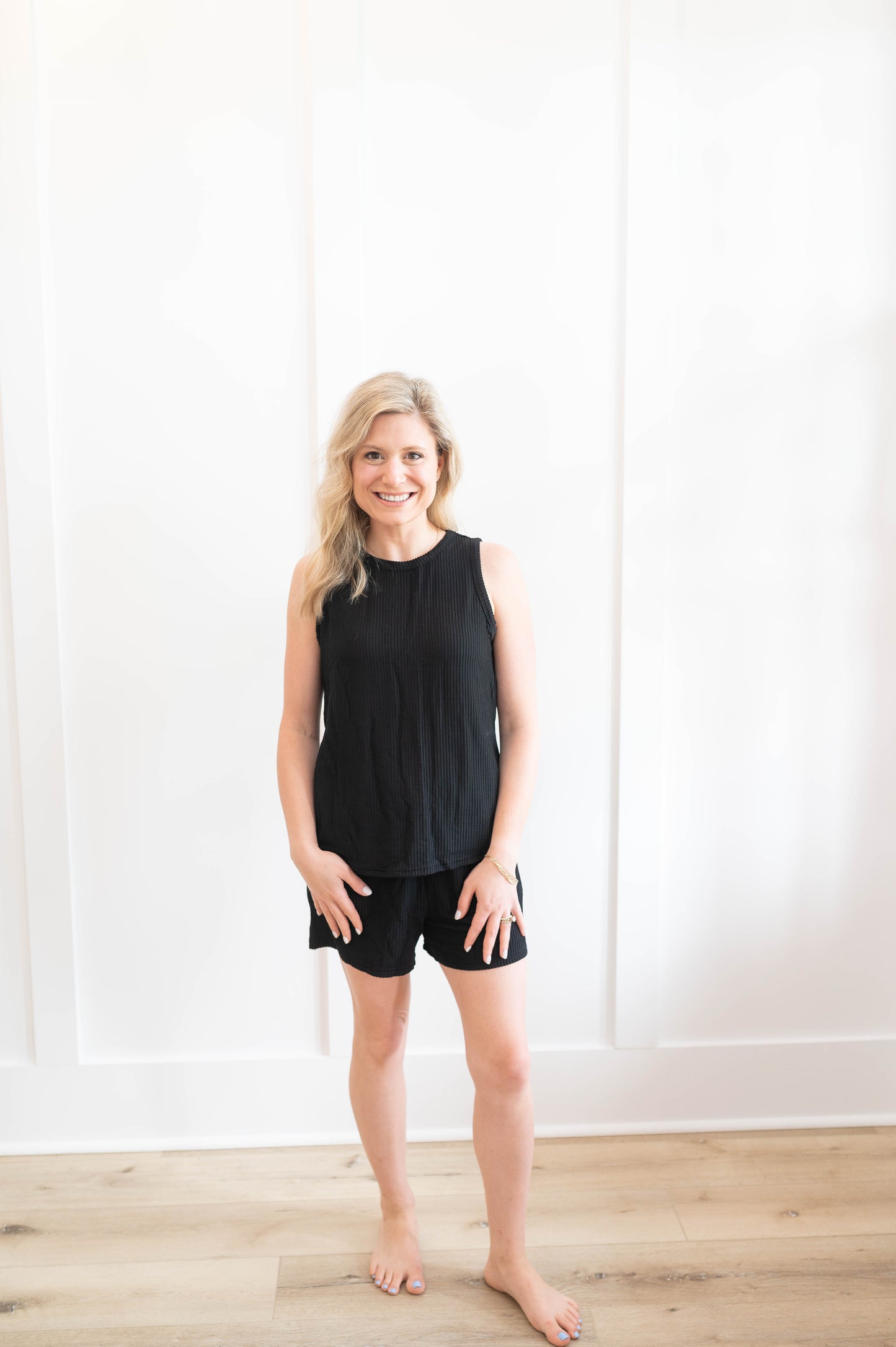 Sleeveless Top and Short Lounge Set