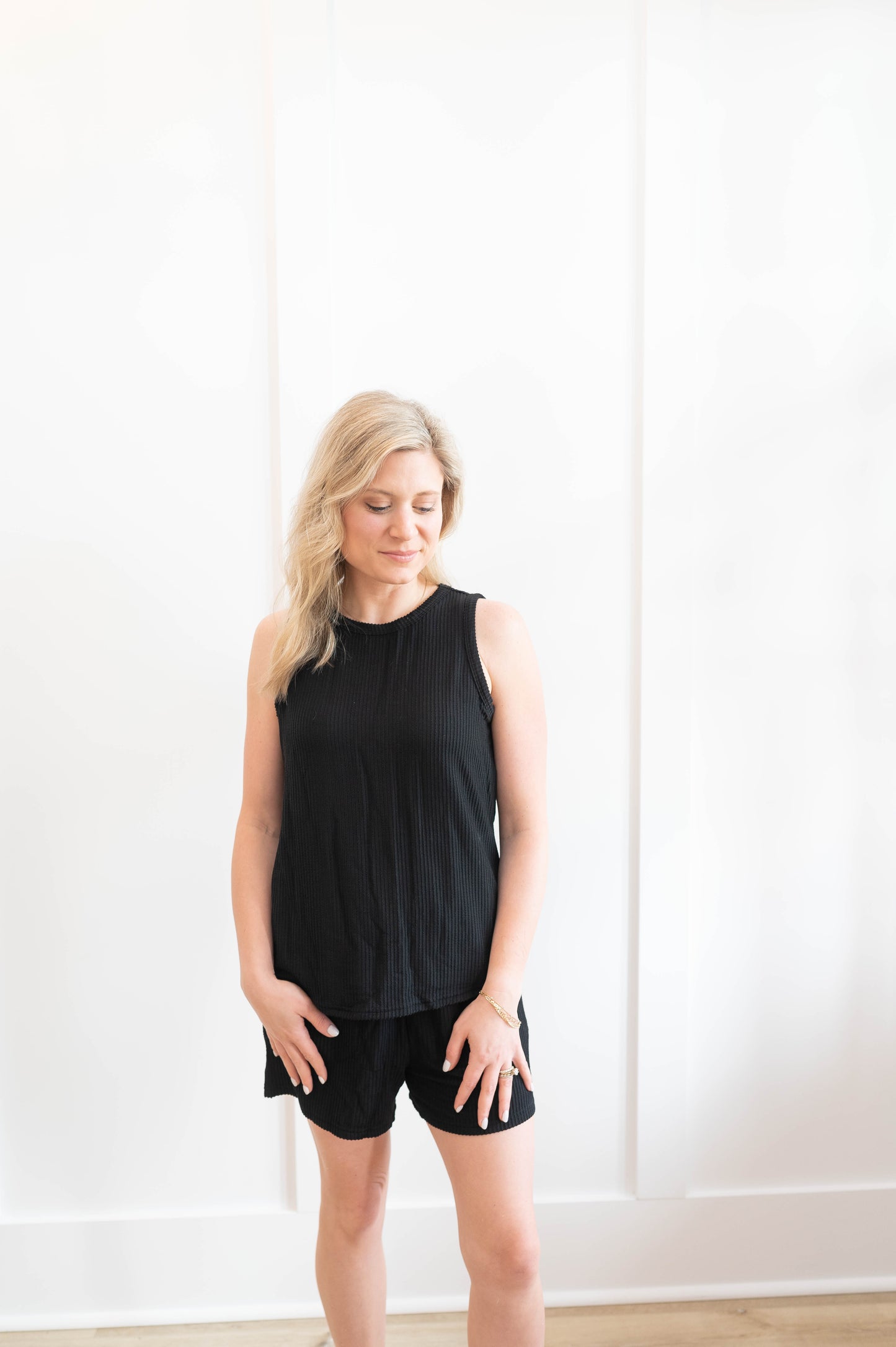 Sleeveless Top and Short Lounge Set