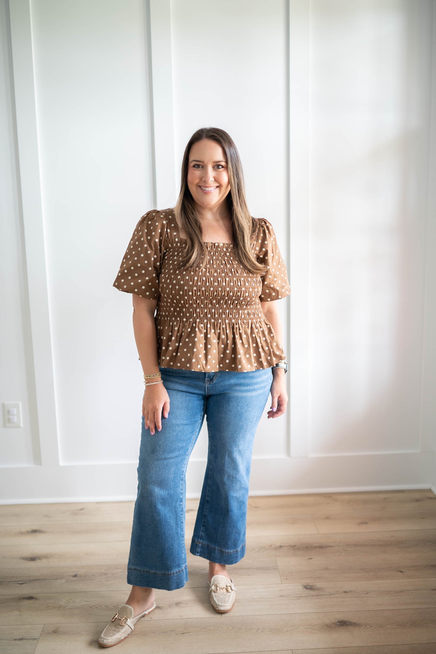 Hershey Polka Dot Top