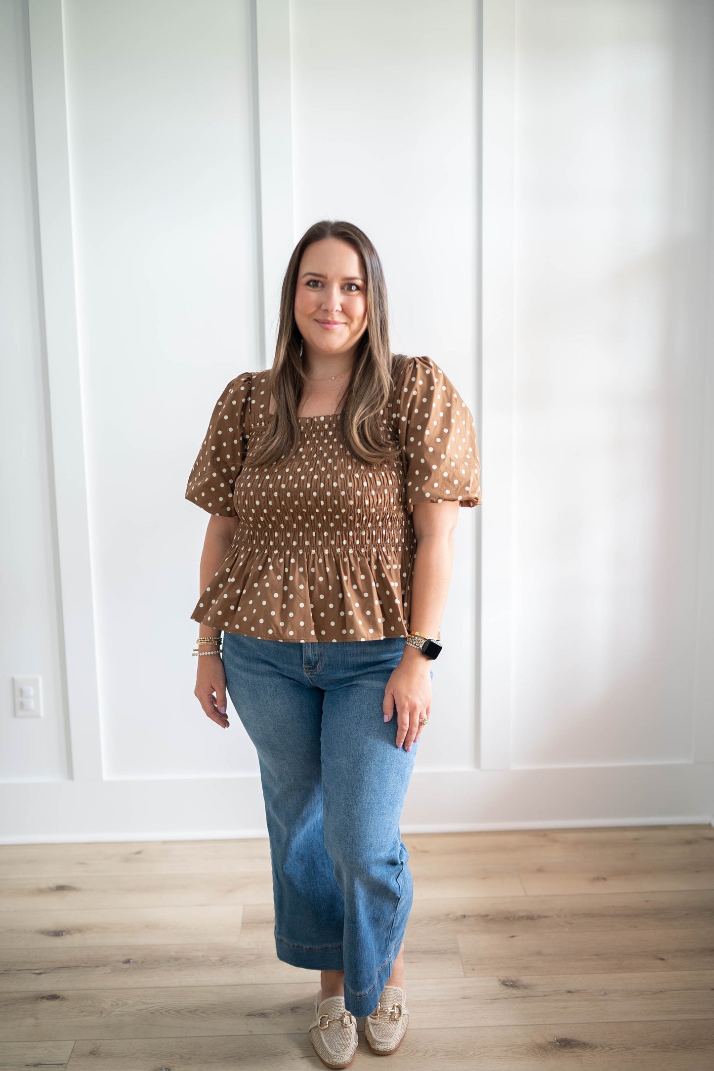 Hershey Polka Dot Top