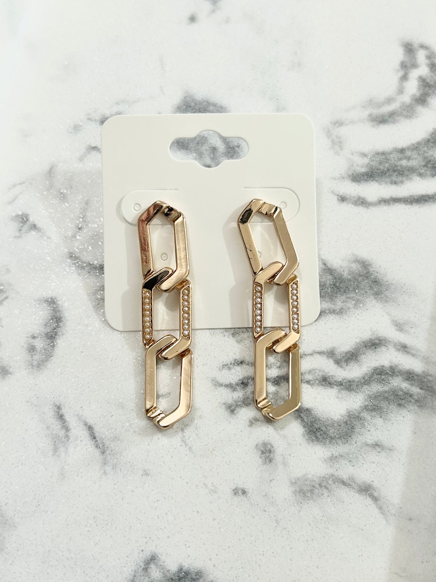 Chain Link Drop Earring