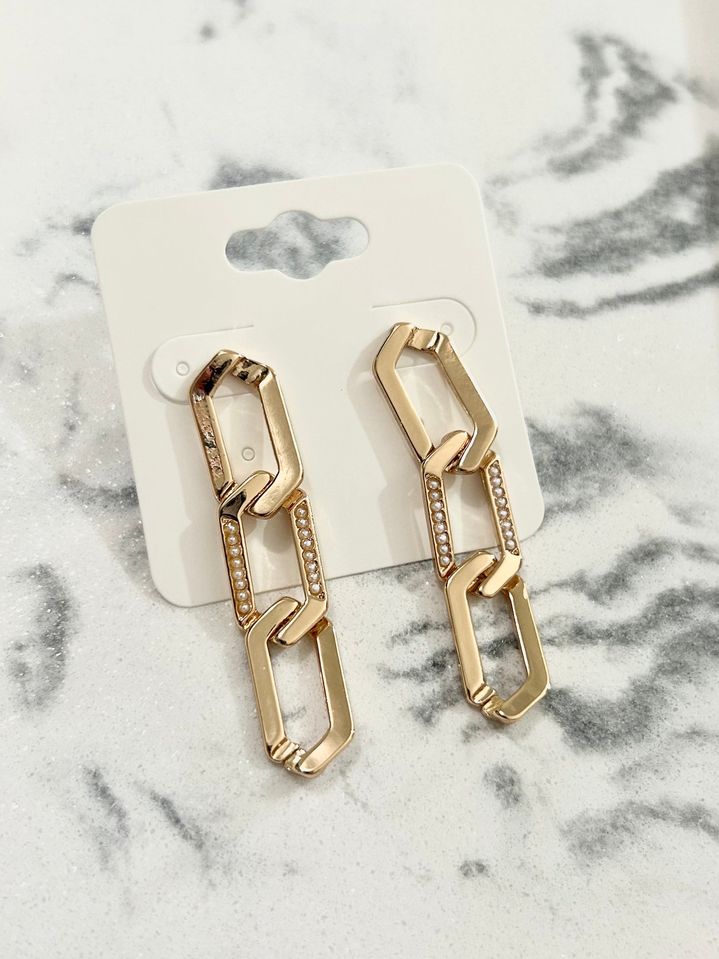 Chain Link Drop Earring