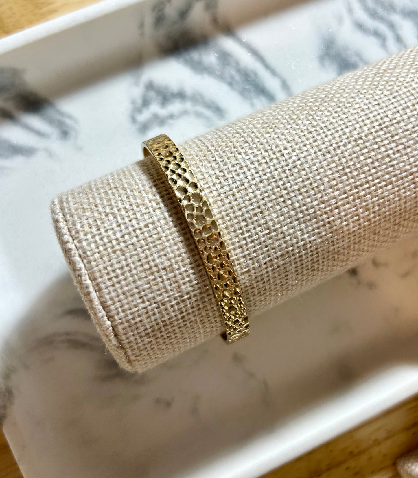 Textured Flat Bangle