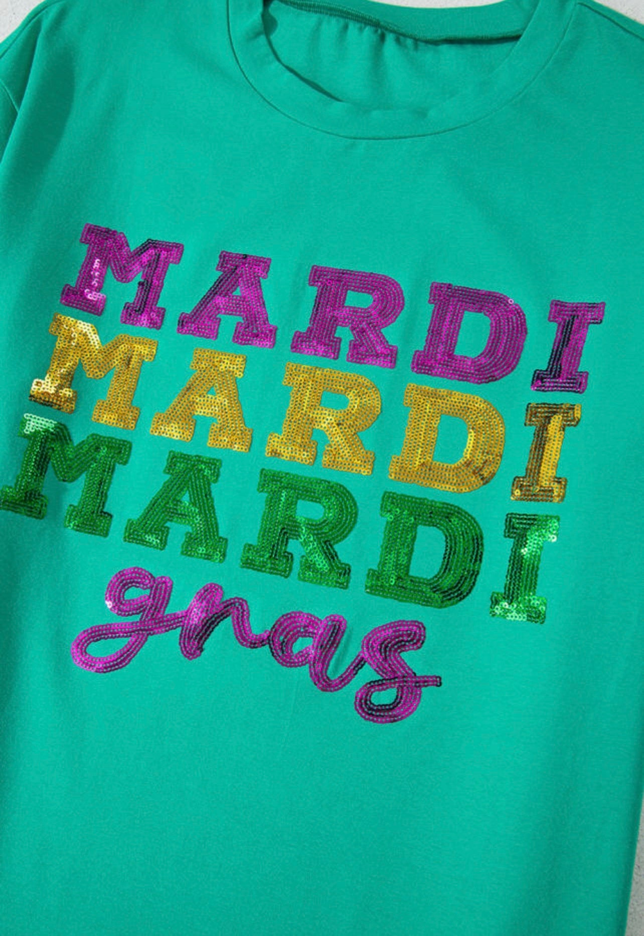 Mardi X3 sequin Tee