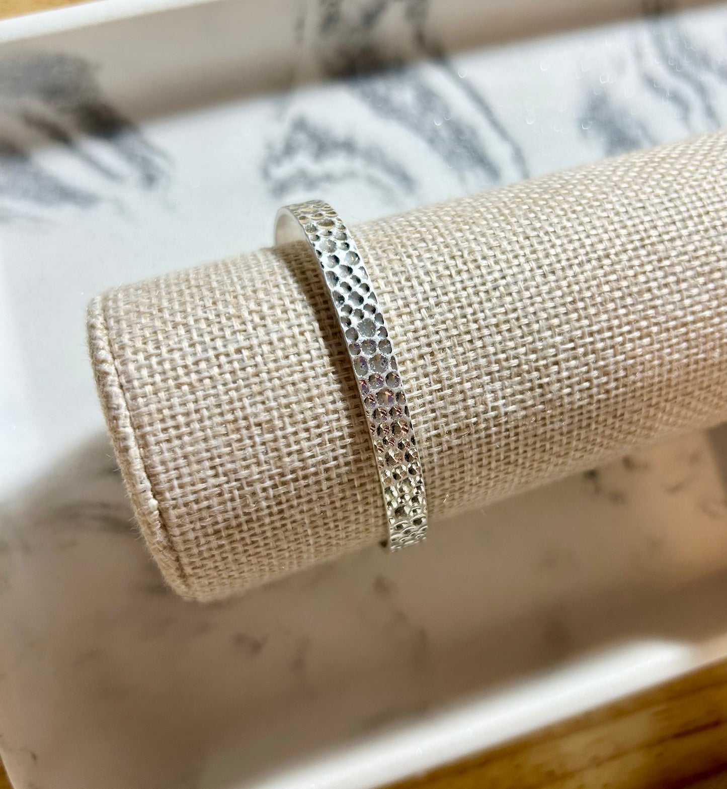 Textured Flat Bangle
