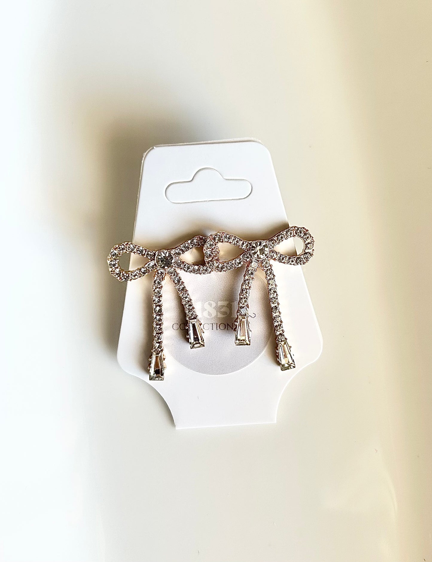 The Girly Girl bow earrings