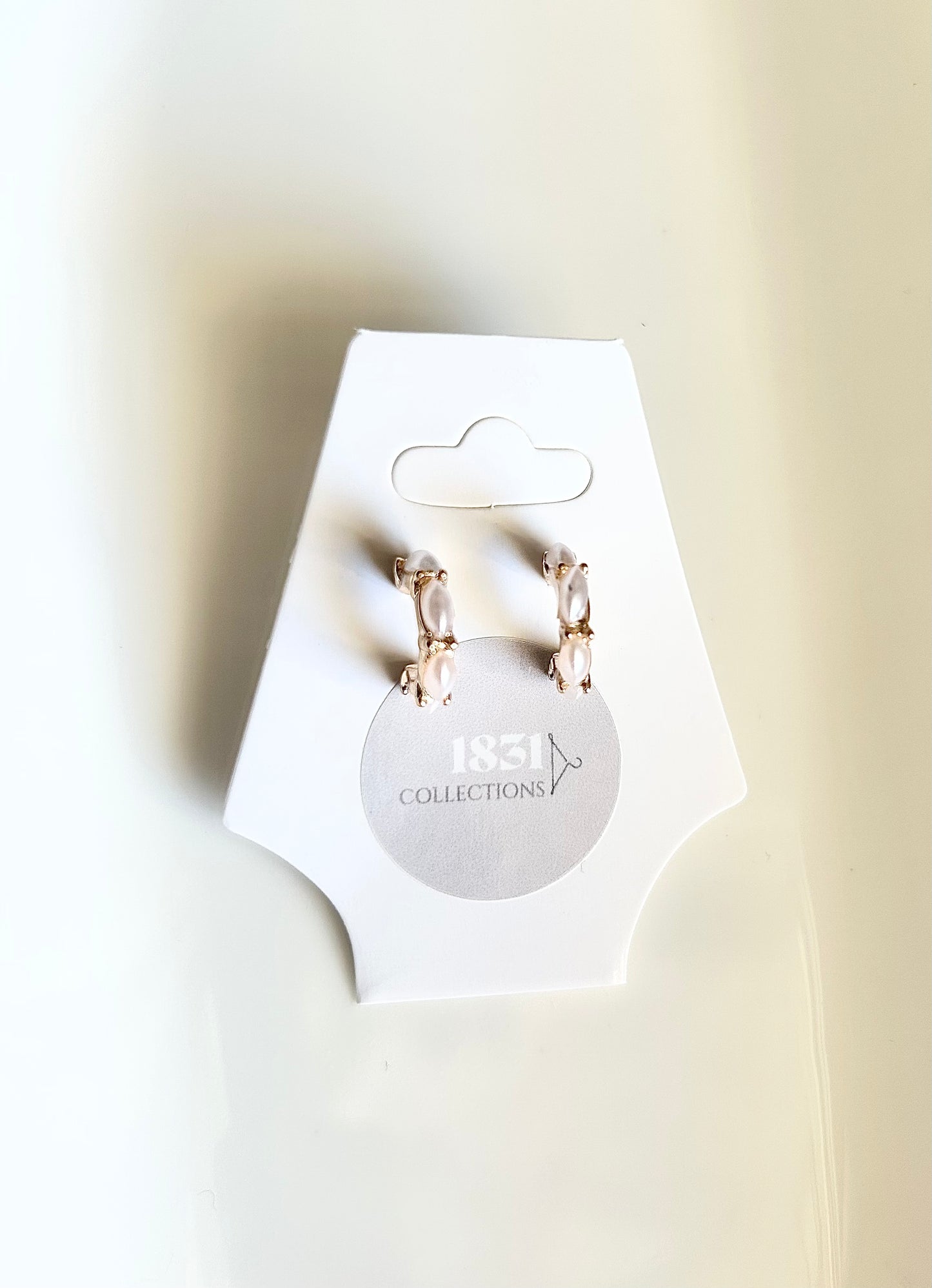 Baby Pearl Hoops