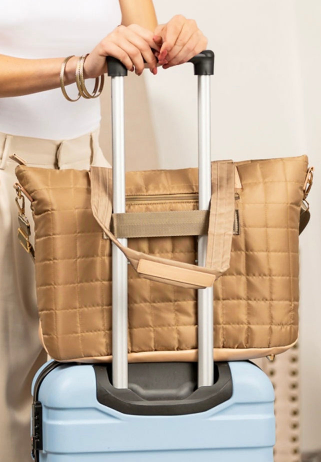 Quilted Travel Tote