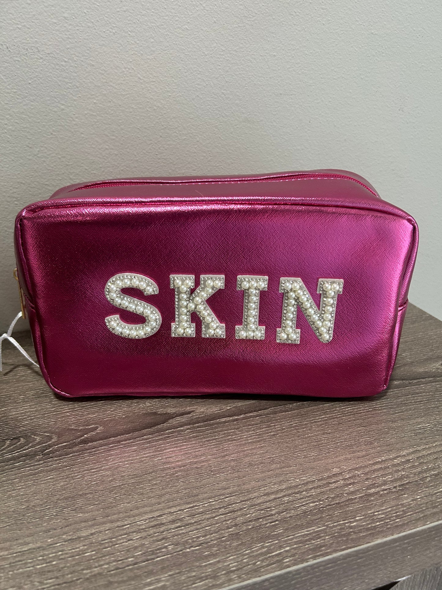 Metallic Pink Skin Bag