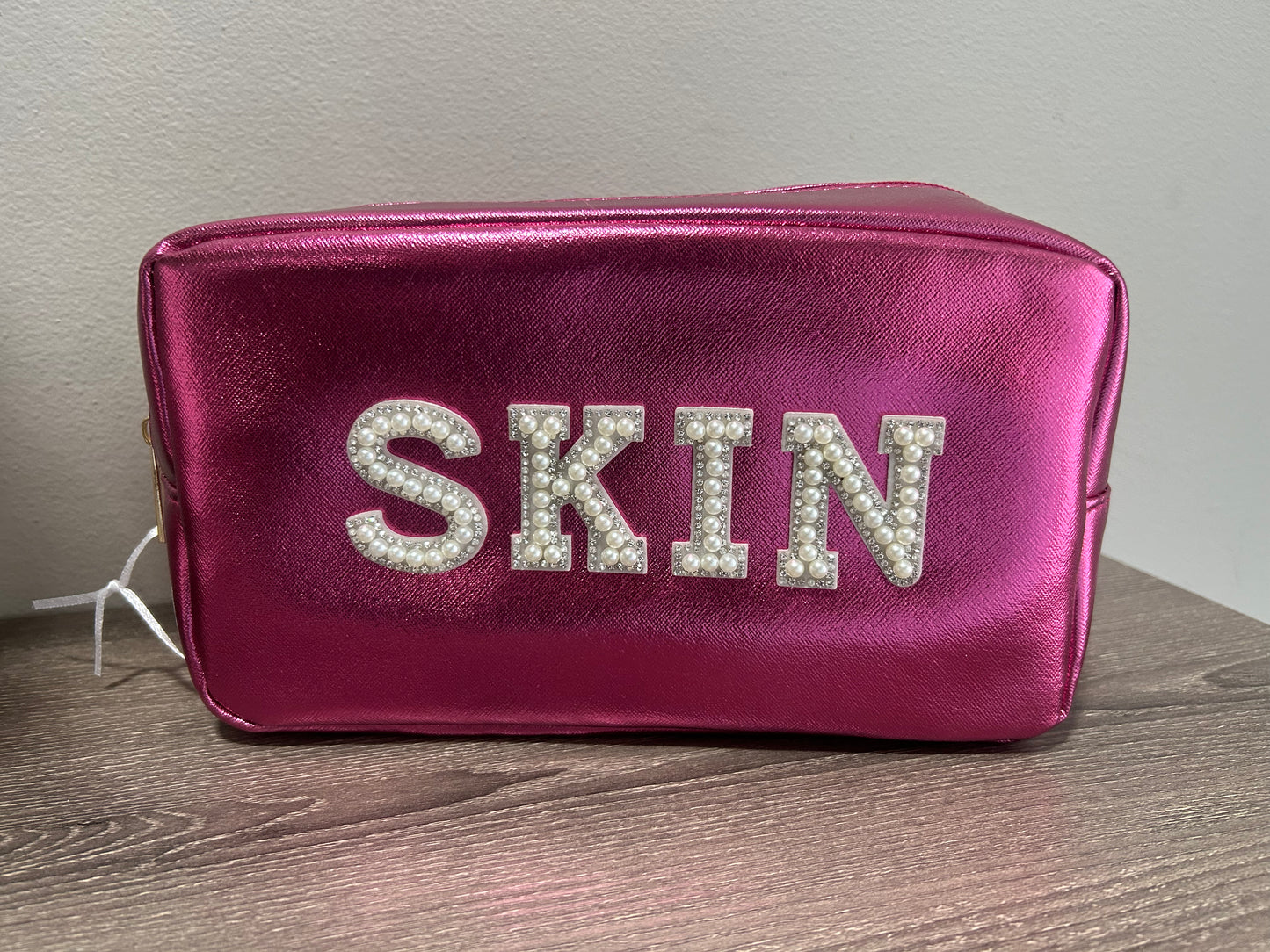 Metallic Pink Skin Bag