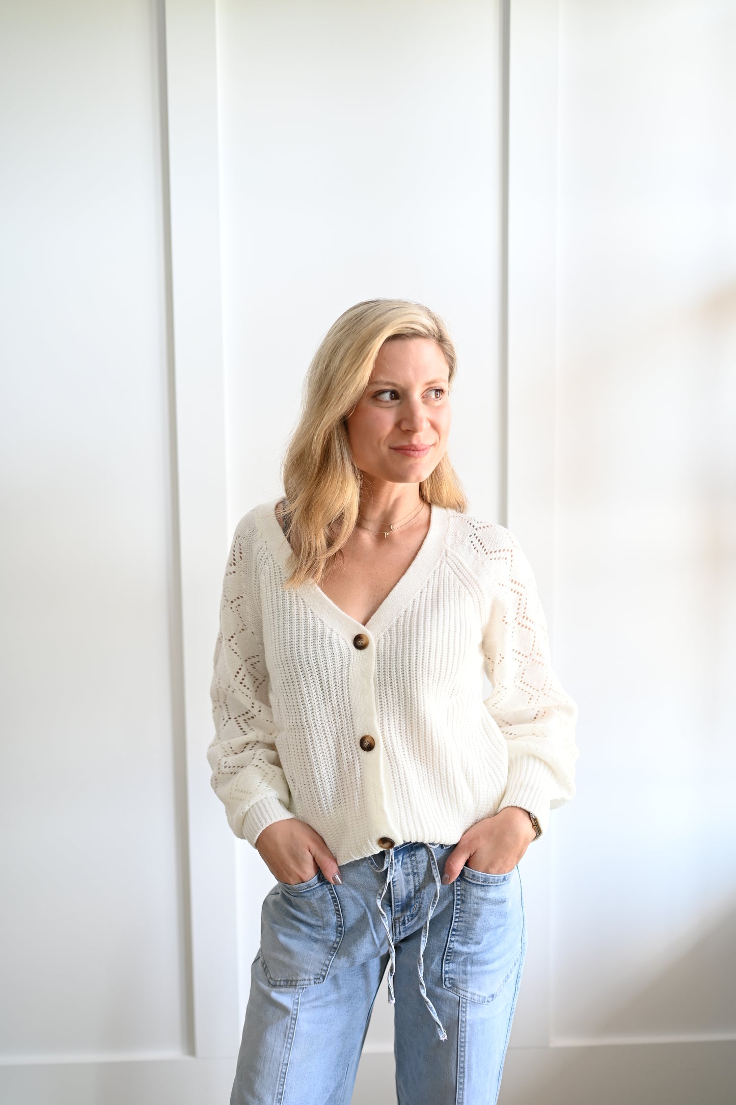 The Veda Button Sweater