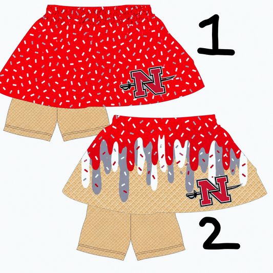 Nicholls girls skort