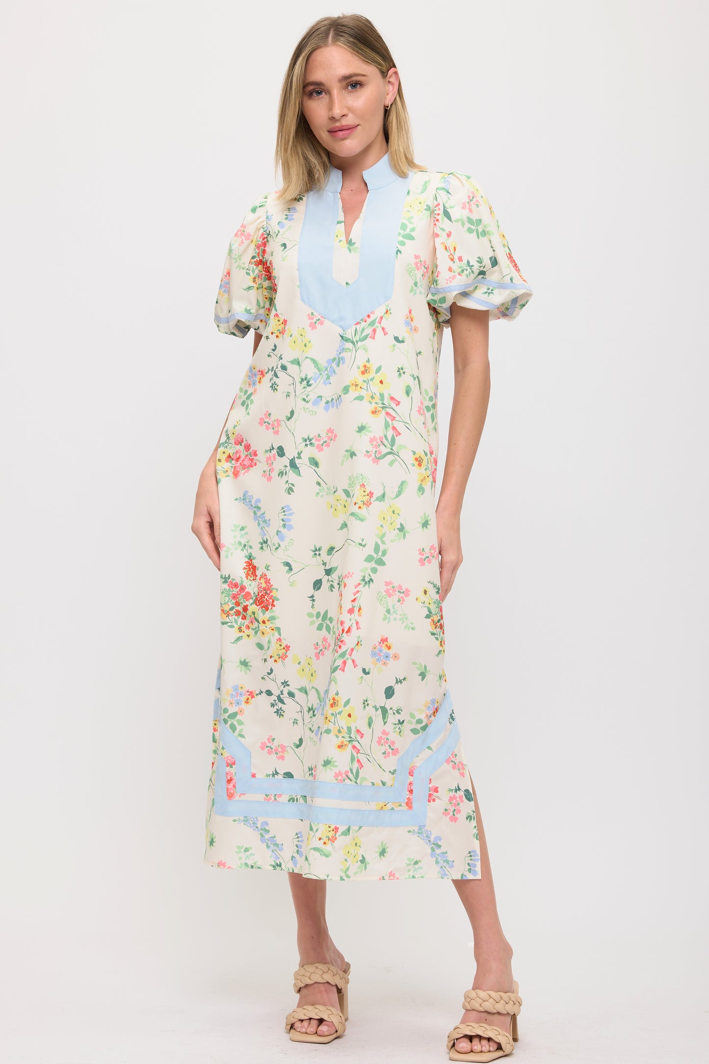 Spring Floral Maxi Dress