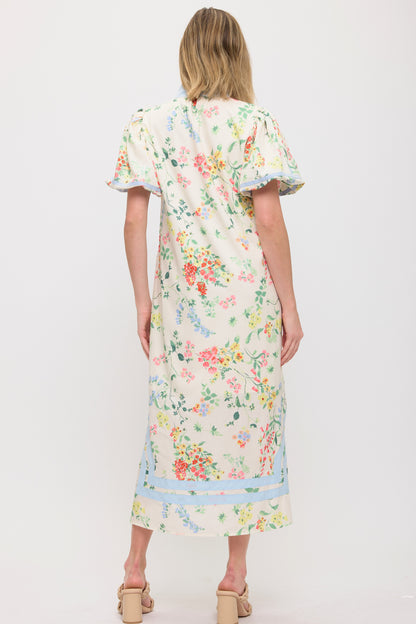 Spring Floral Maxi Dress