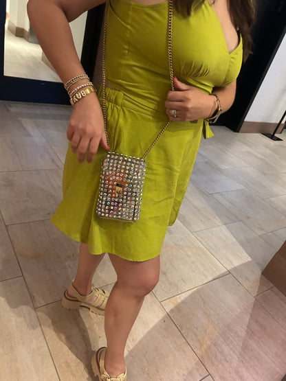 Rhinestone Clear Stadium Bag