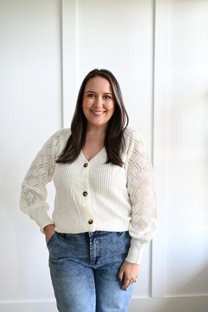 The Veda Button Sweater