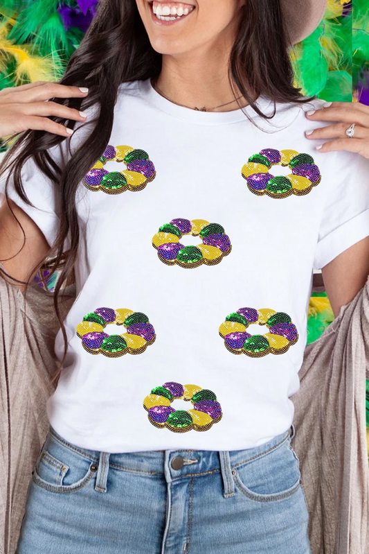 Sequin King Cake Tee
