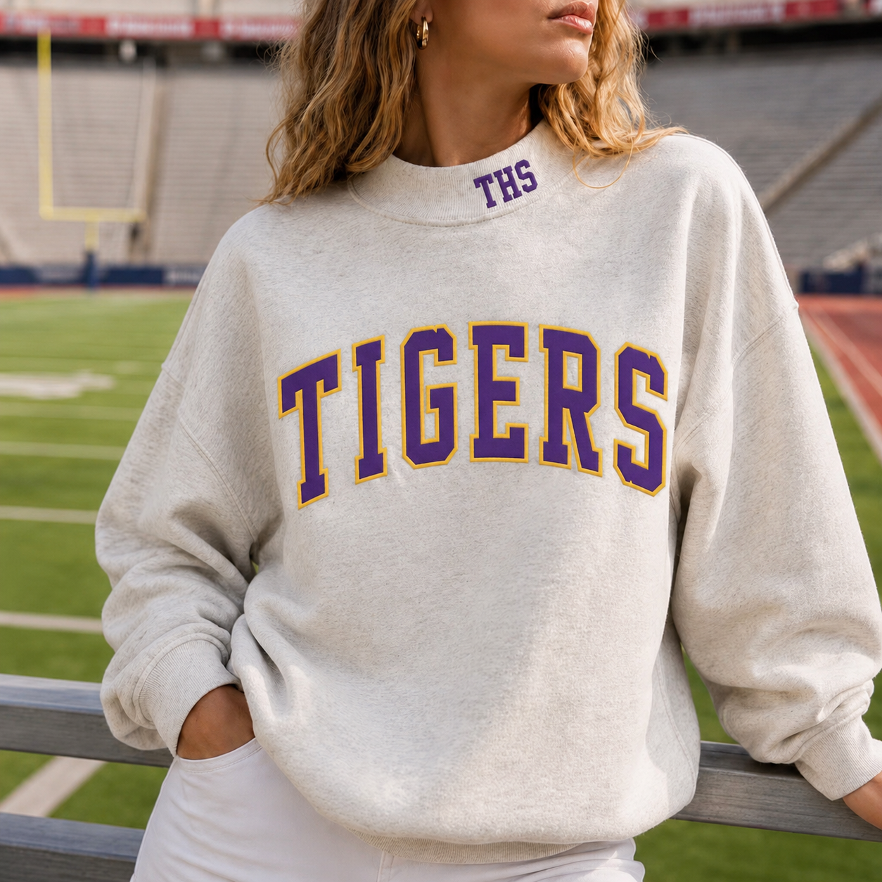 THS Mock Neck Sweatshirt