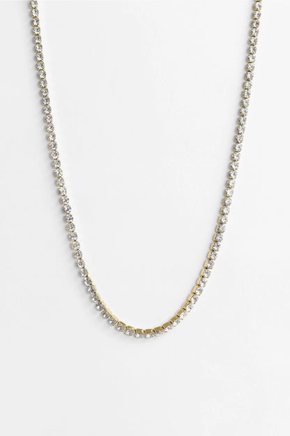Rhinestone Tennis Necklace