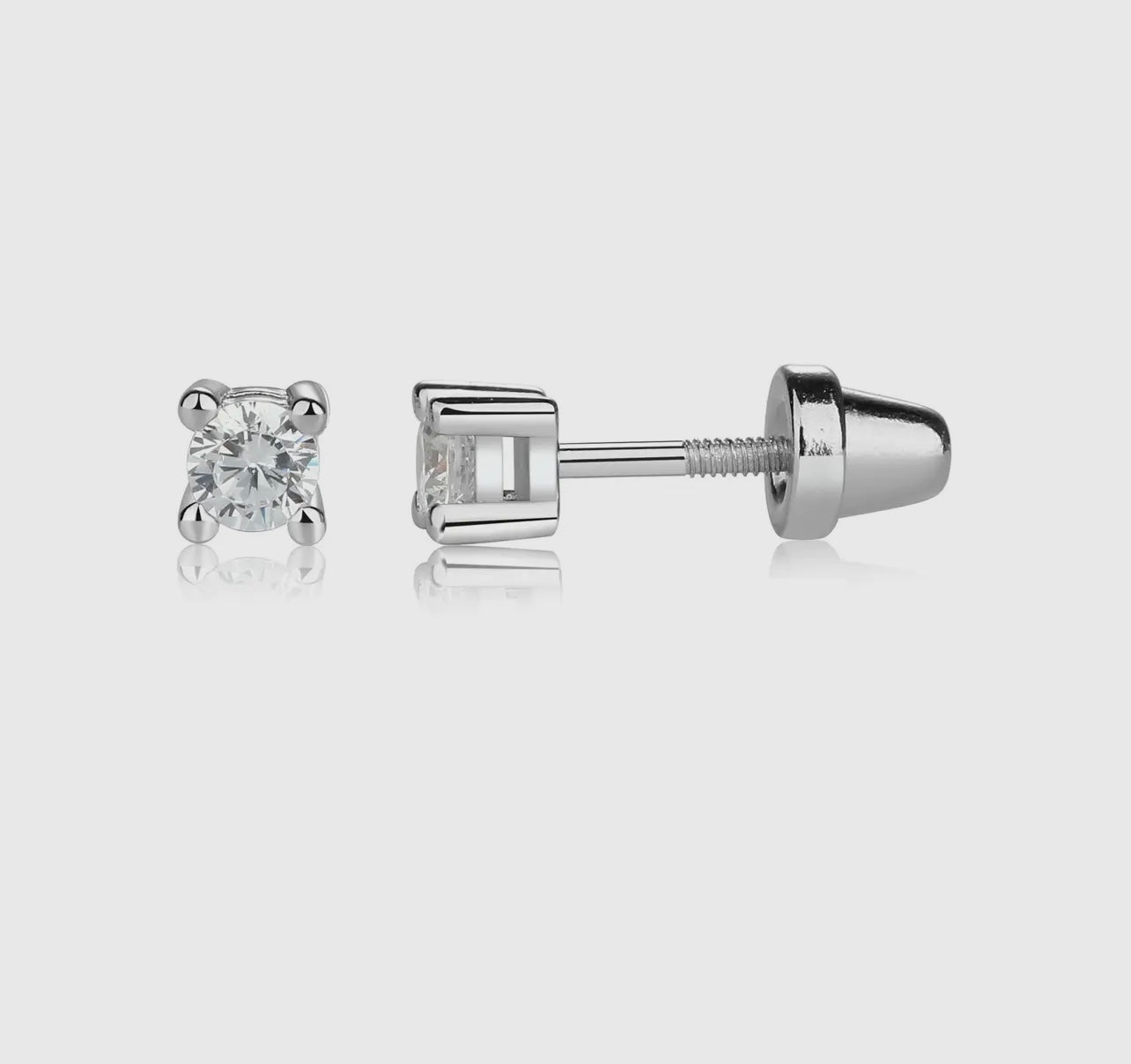 Rhinestone screwback earrings