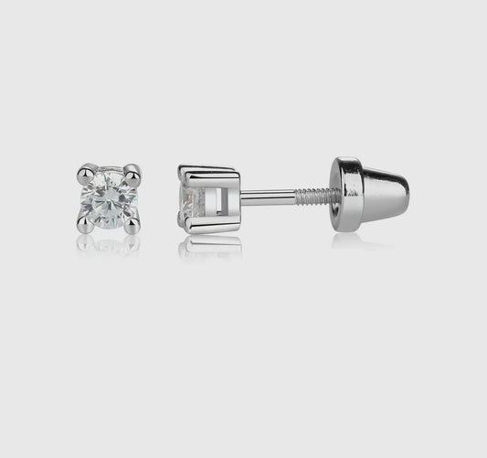 Rhinestone screwback earrings