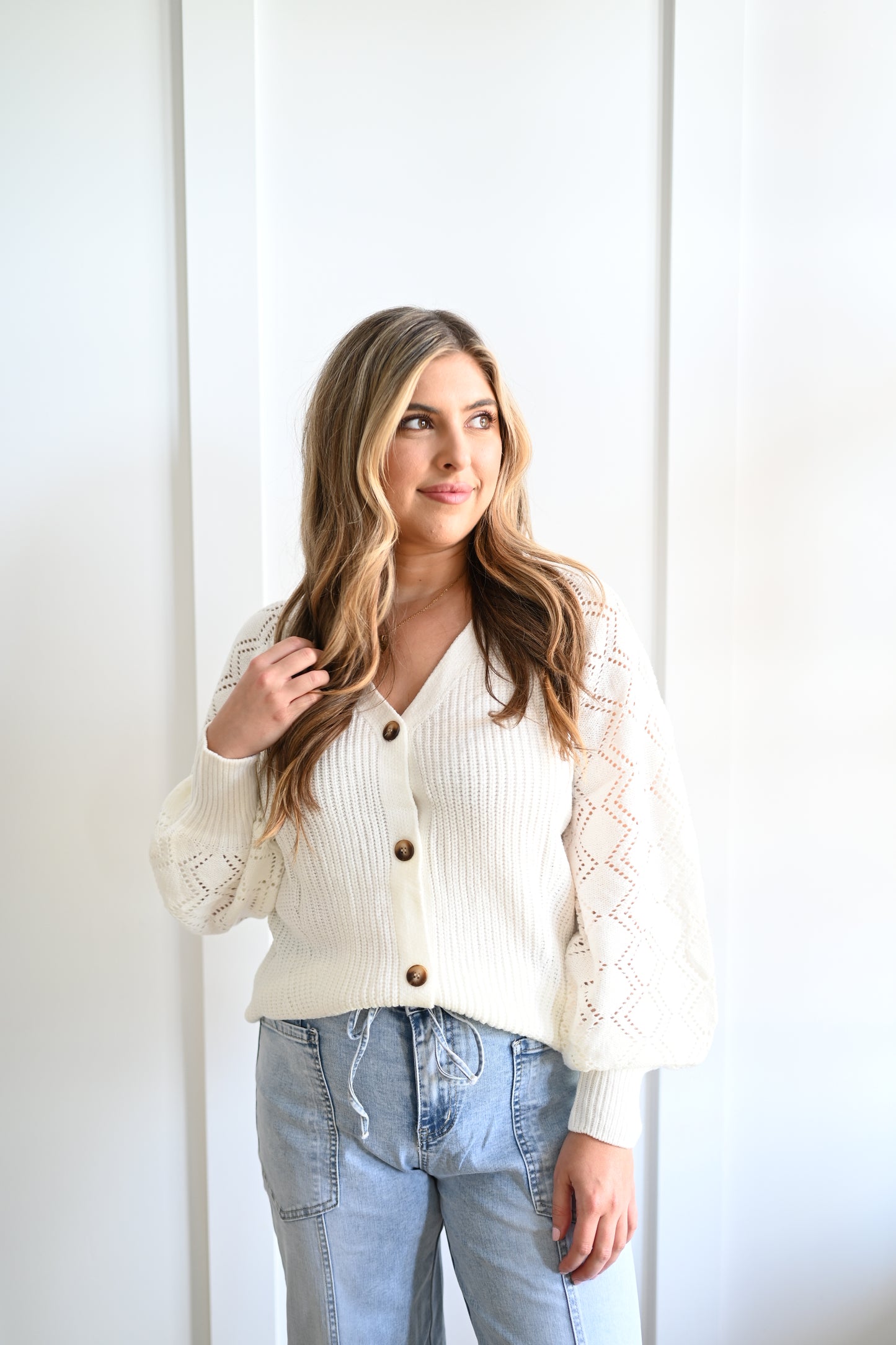 The Veda Button Sweater