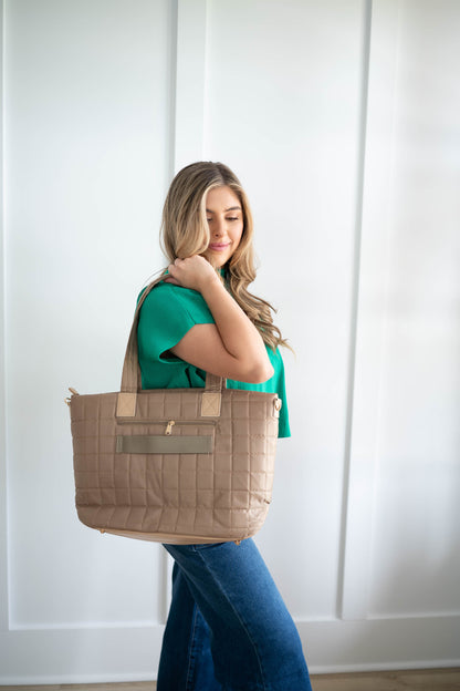 Quilted Travel Tote