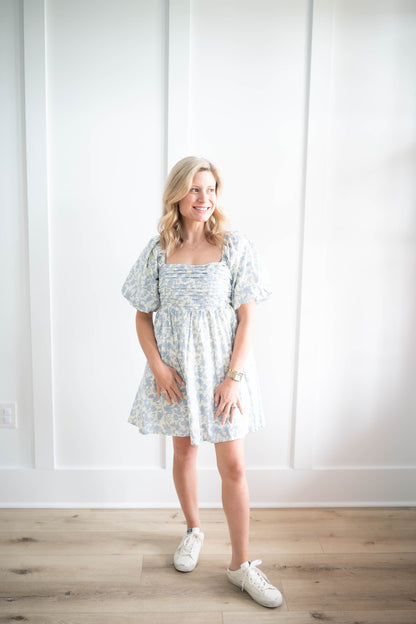 Coastal Floral Dress