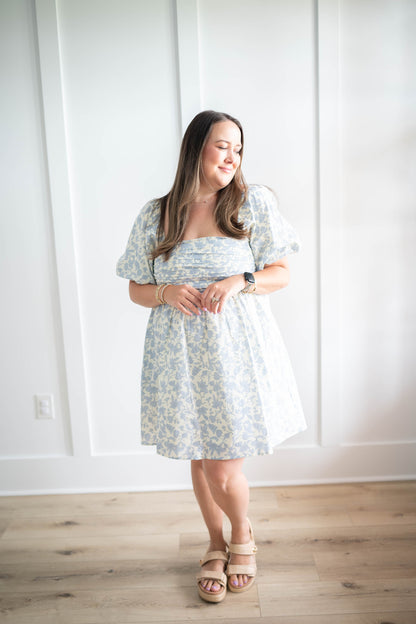 Coastal Floral Dress