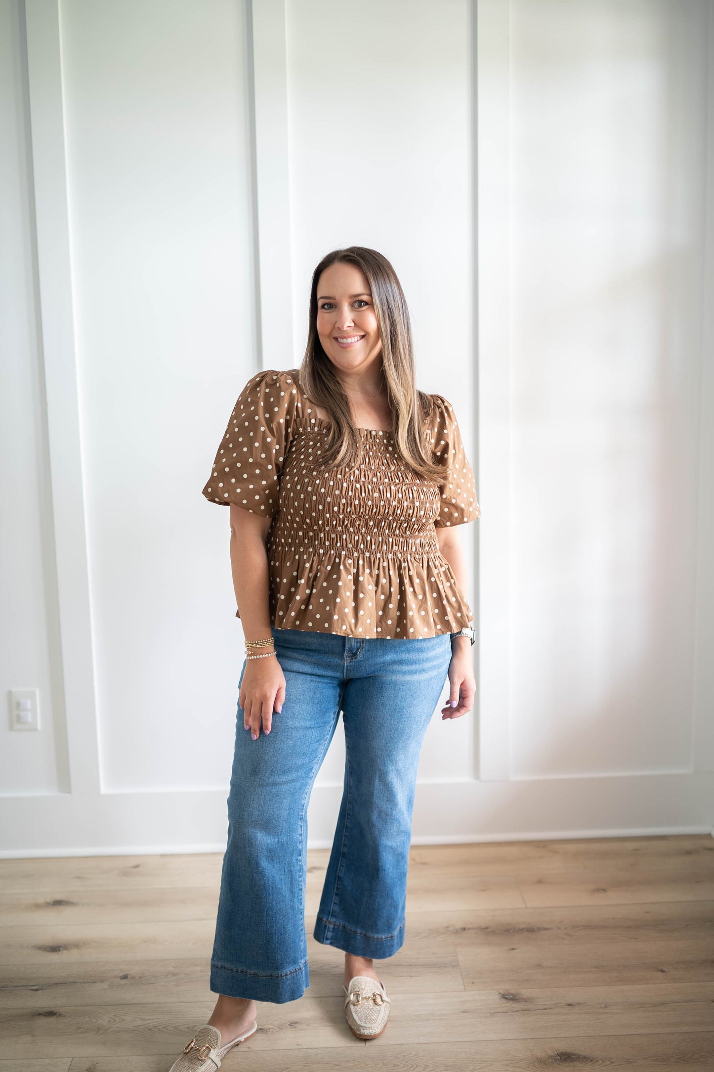 Hershey Polka Dot Top