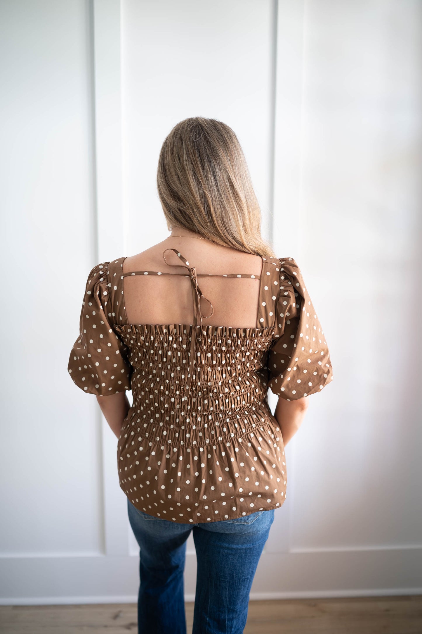 Hershey Polka Dot Top