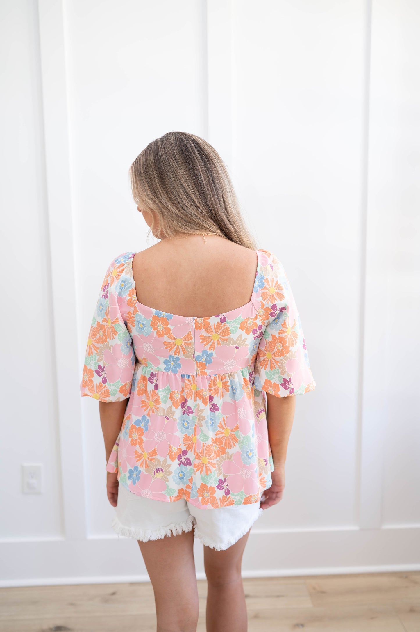 Puff Sleeve Babydoll Top