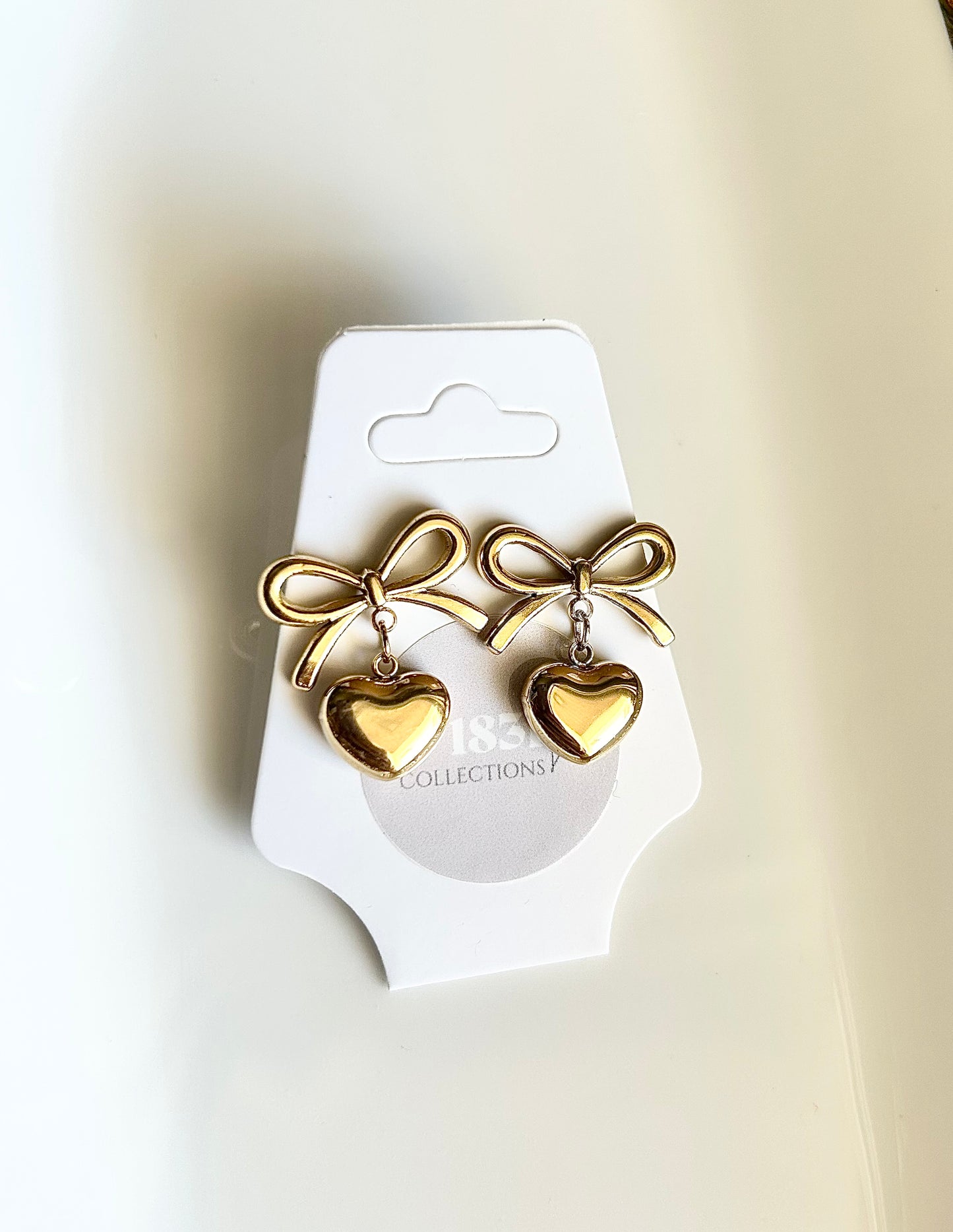 Sweet heart earrings