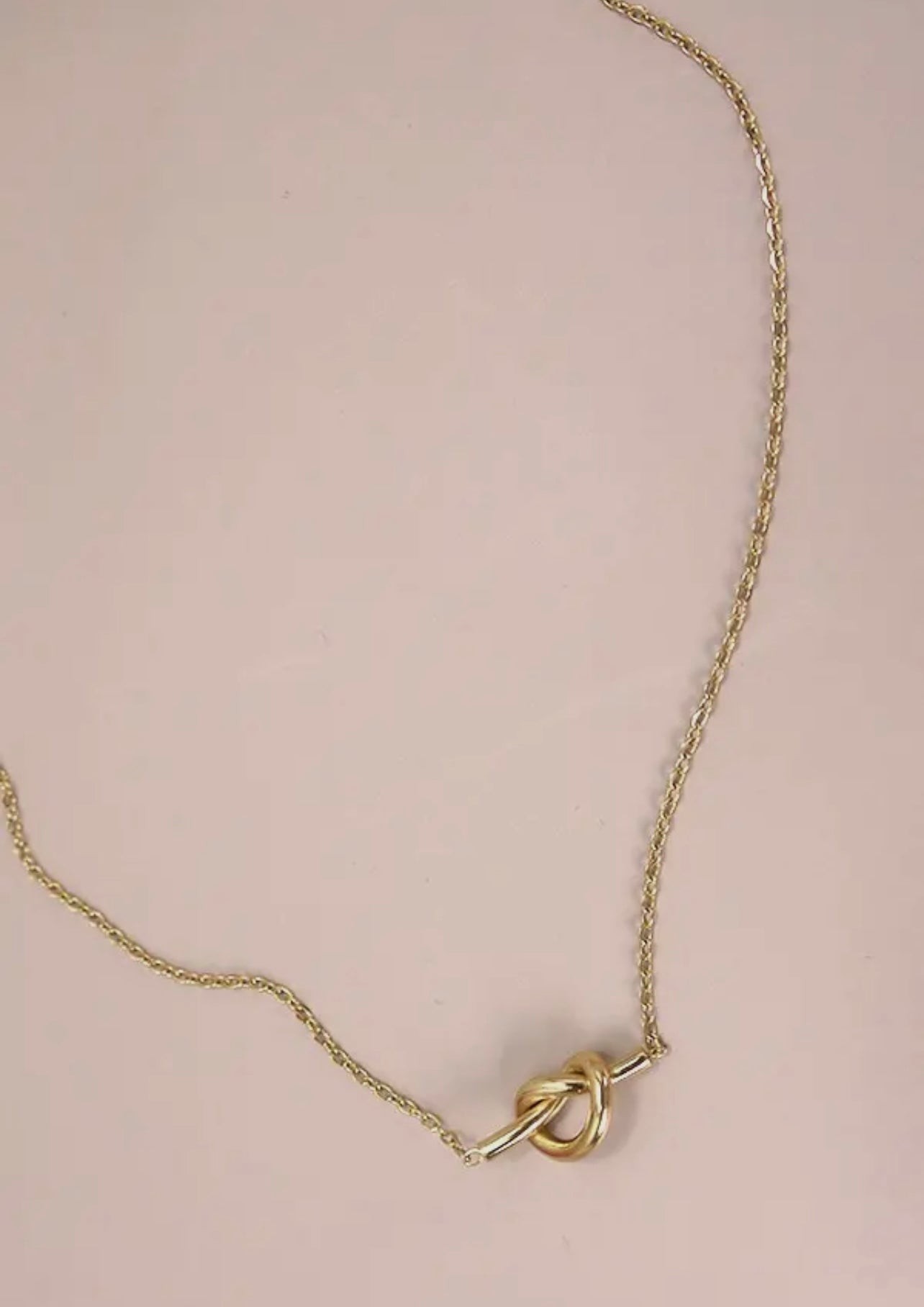 Knot Pendant Necklace