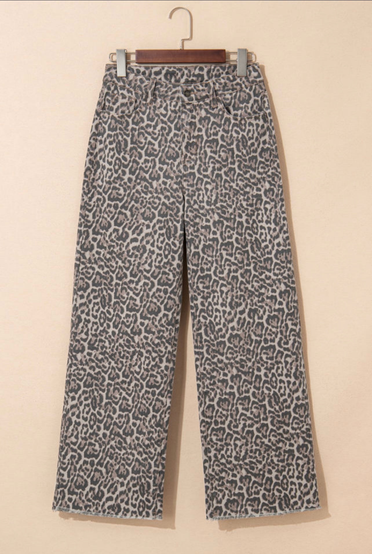 Cheetah Denim Pants