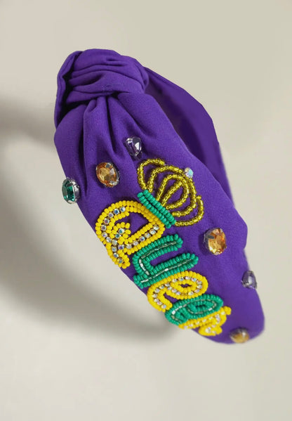 Mardi Gras Headband