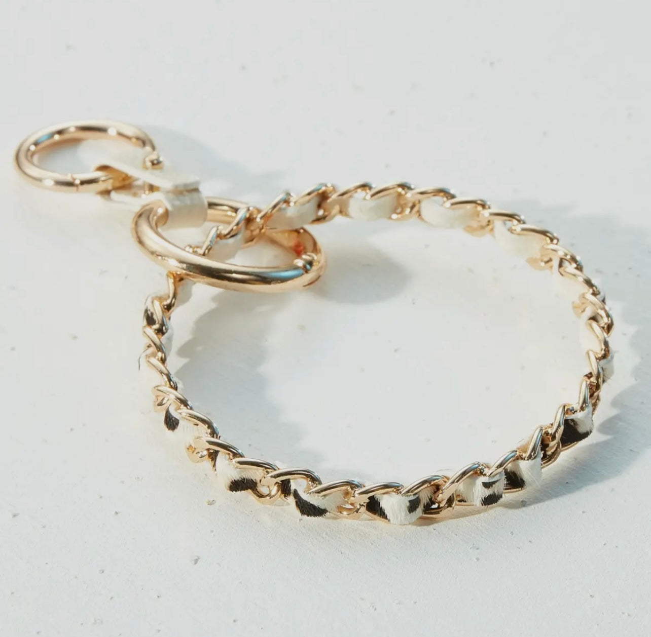 Animal Print Bracelet Keychain