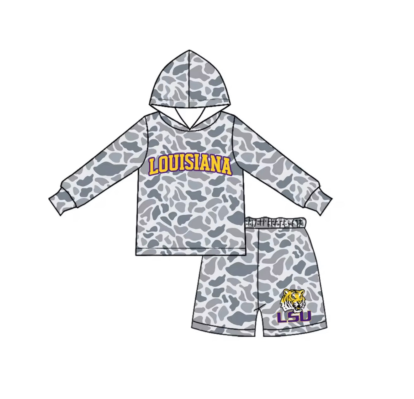 Lsu Camo boys set