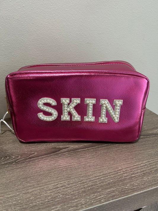 Metallic Pink Skin Bag