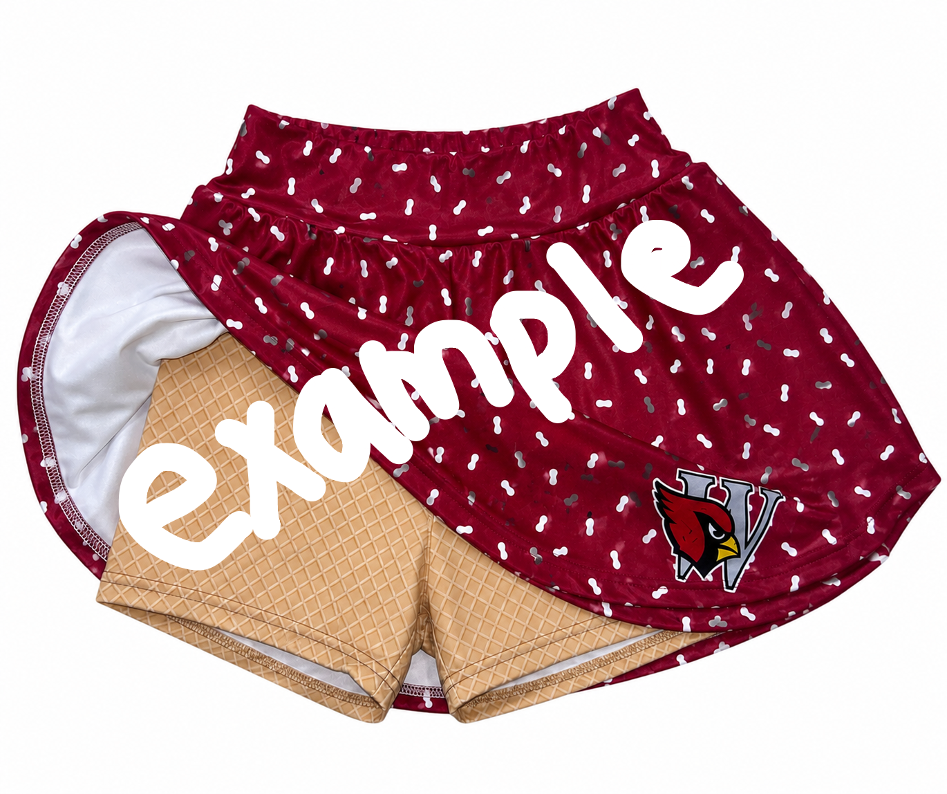 BCA girls drip skort